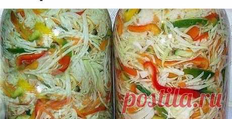 5 РЕЦЕПТОВ ВКУСНОЙ КАПУСТЫ - Умная хозяюшка 1) Капустный салат на зиму