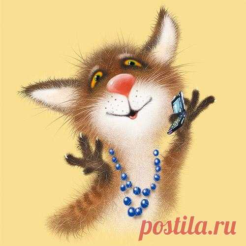 Кошки в искусстве. Пушистики Льва Бартенева. - Ярмарка Мастеров - ручная работа, handmade