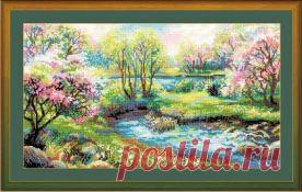 Фабрика Пряжи :: RIOLIS Сотвори сама (Пейзажи) :: №1332 "Царство весны"
