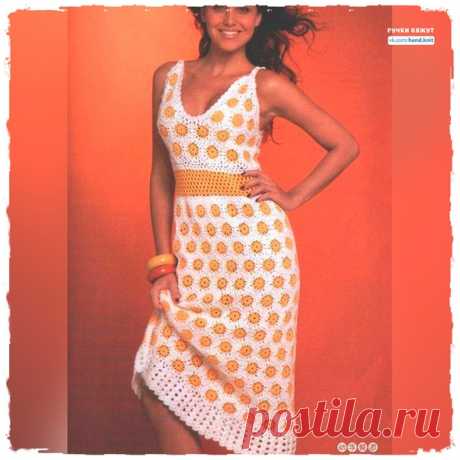 Платье "Флоренция" 
Вязала такое много лет назад, но актуальности своей не теряет!
Выглядит очень классно.