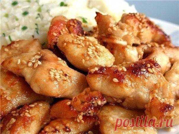 Куриные грудки по-восточному — Домашняя кулинария