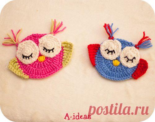 Вязание совы крючком МК - Клуб Крючка и Клубка