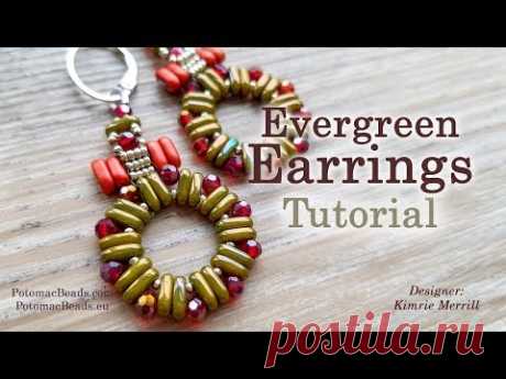 Evergreen Earrings - Beadweaving Tutorial