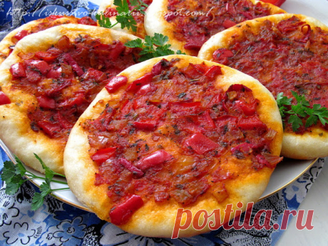 Постигая искусство кулинарии... : Хатайские лепешки с перцем (Biberli Ekmek Tarifi Hatay Yöresi)