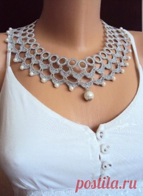 Украшения на шею. - запись пользователя ludasta (Людмила) в сообществе Вязание крючком в категории Вязаные крючком аксессуары