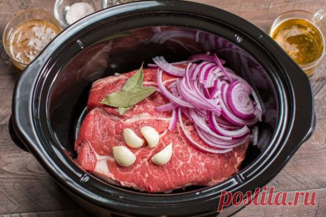 Жаркое из говядины с чесноком и пивом. Замечательное угощение!