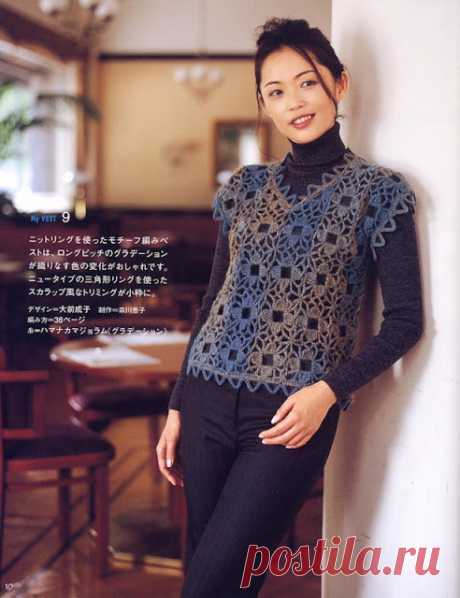 Irish crochet &: VEST.....ЖИЛЕТ