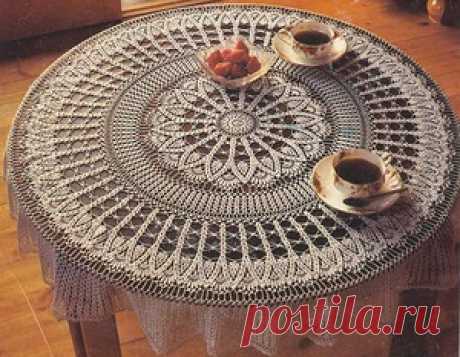 Скатерти крючком