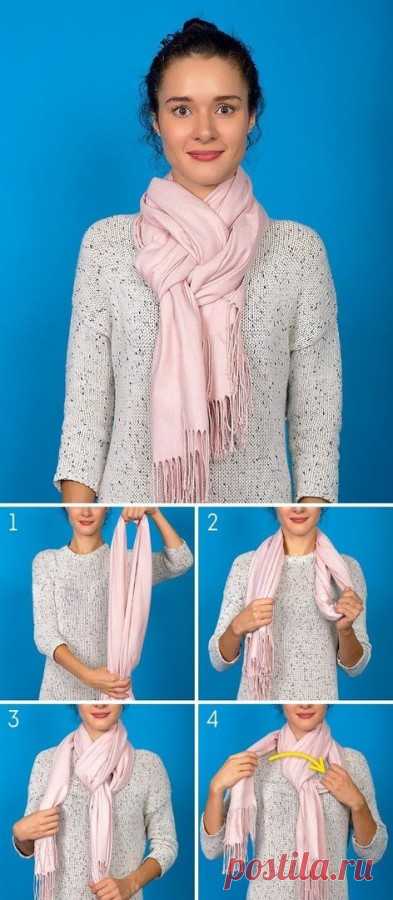 Look! Как повязать шарфик?! — Модно / Nemodno