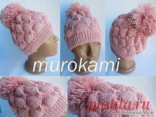 Вязание Шапочка от MUROKAMI
узор простой - 5 лиц. провязываете, след. пять снимаете - нить перед работой опять 5 лицевых. И так 4 ряда. Изнаночные ряды провязываете как смотрят петли. в 5 - ом ряду 7 лицевых и сл. петлю провязываете подхватывая нитки перед работой - получается бантик... Расчет петель делайте сами .