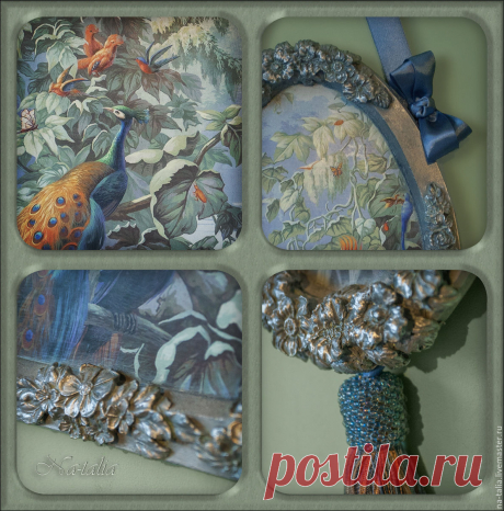 Панно-диптих "Шинуазри" – купить в интернет-магазине на Ярмарке Мастеров с доставкой - 8H8KHRU