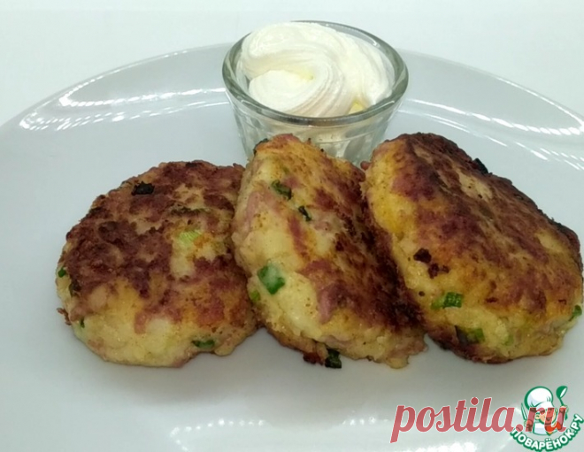 Картофельные котлеты с колбасой и сыром – кулинарный рецепт