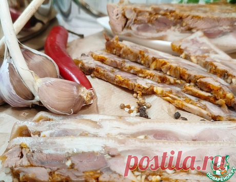 Прессованная свиная рулька – кулинарный рецепт