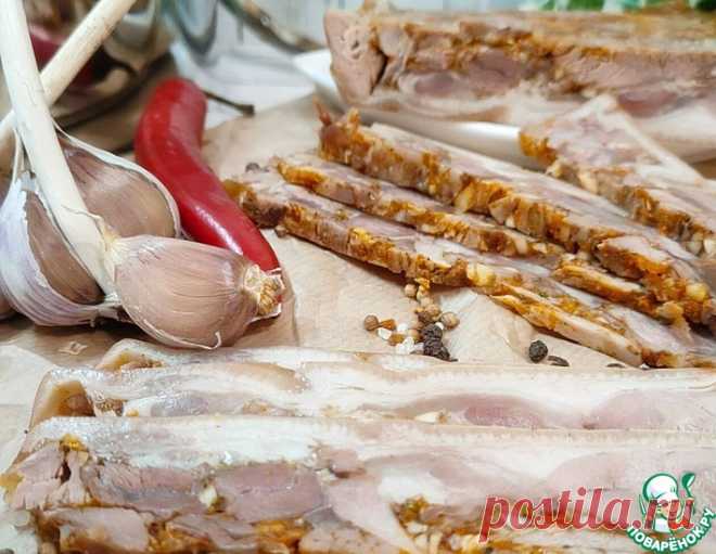 Прессованная свиная рулька – кулинарный рецепт