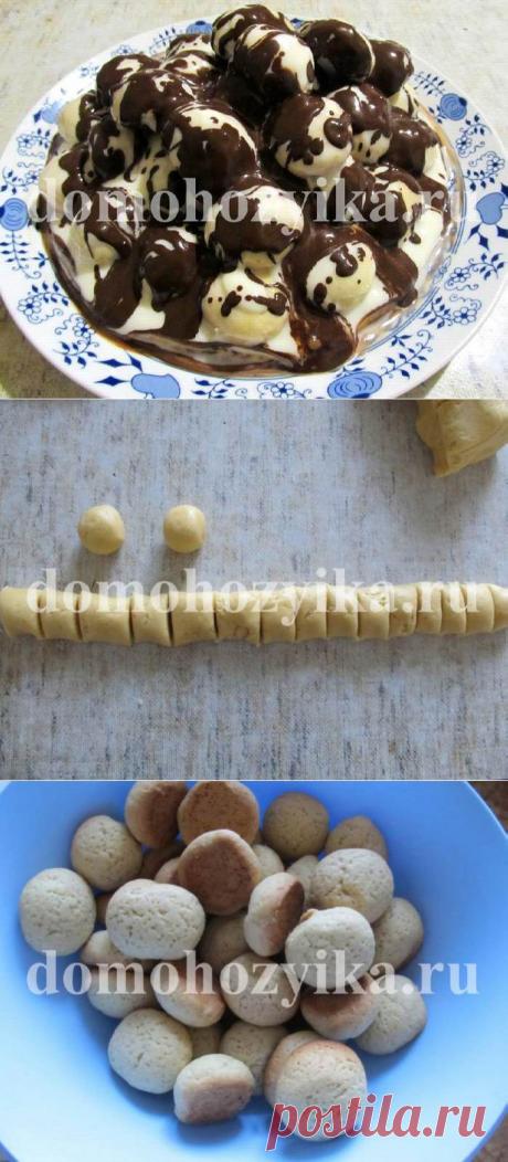 Торт “Горка” - любимый песочный торт со сметанным кремом .