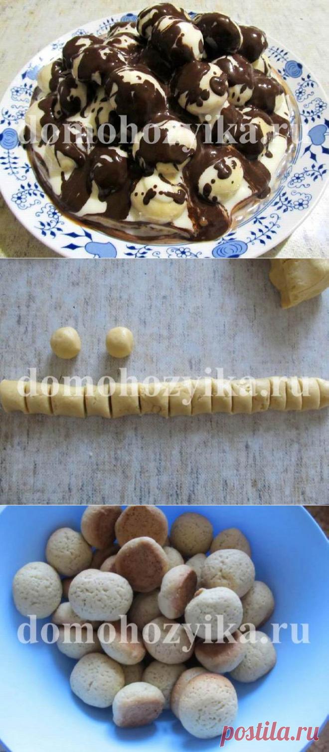 Торт “Горка” - любимый песочный торт со сметанным кремом .