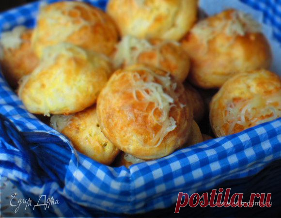 Сырные гужеры. Ингредиенты: мука, яйца куриные, молоко | Едим Дома кулинарные рецепты от Юлии Высоцкой