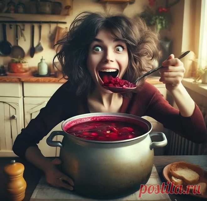 Сын привёл домой жену, а у неё не рот, а пропасть ненасытная!