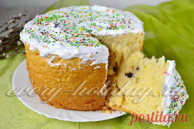 Кулич пасхальный в мультиварке, рецепт