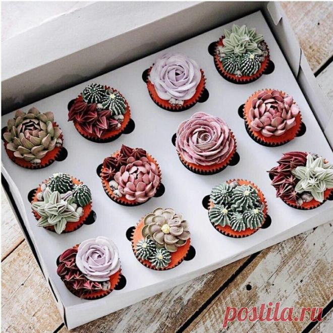 Съедобные суккуленты и кактусы Iven Kawi / Рецепты и идеи съедобного декора / ВТОРАЯ УЛИЦА - Мода, Выкройки, Рукоделие, DIY