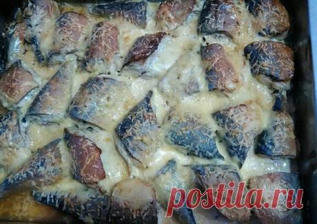 Запеченая скумбрия Автор рецепта Катерина Журавлева - Cookpad
