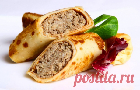 Мясная начинка для блинов / Простые рецепты