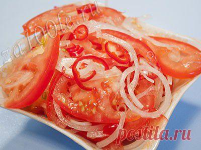 Салат "Ачик-чучук" фото рецепт