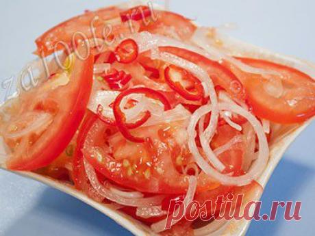 Салат &quot;Ачик-чучук&quot; фото рецепт