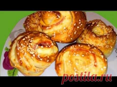 ✔️Булочка бутерброд на завтрак Быстро Вкусно Сытно