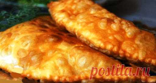 Рецепт пузырчатых и сочных чебуреков на минеральной воде. — Сад Заготовка