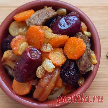 Цимес с мясом