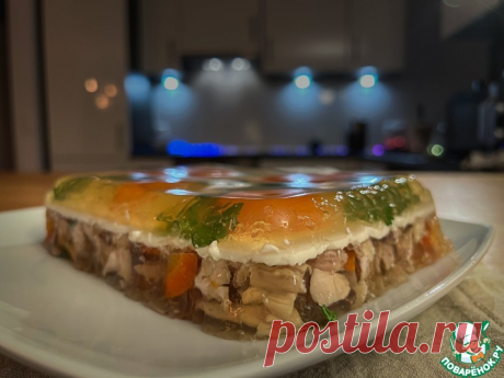 Куриное заливное "Провансаль" Кулинарный рецепт