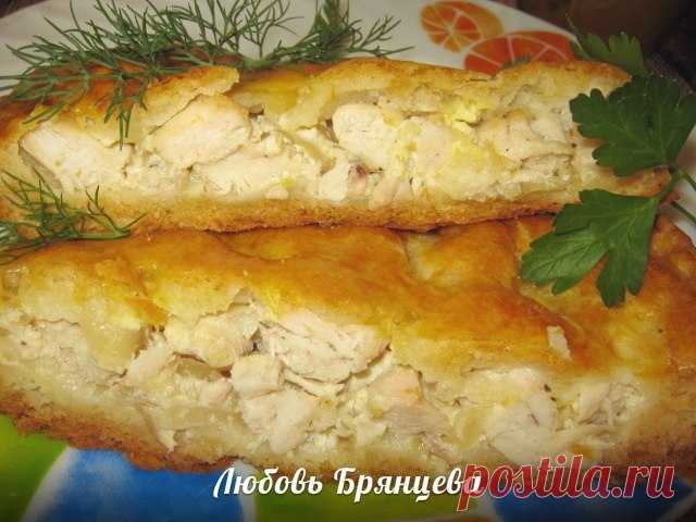 ЩЕДРЫЙ И СЫТНЫЙ СМЕТАННЫЙ ПИРОГ С КУРИЦЕЙ К ПРИХОДУ ГОСТЕЙ!
