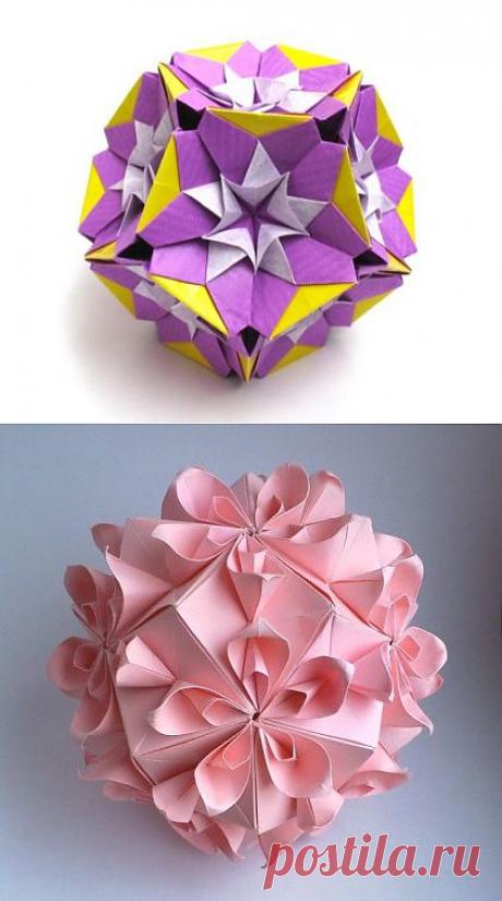 Кусудамы | Origami-blog.net
