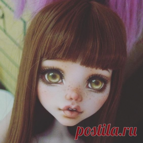 Рисуем личико кукле