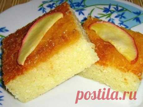 Манник на кефире без муки — минимум ингредиентов, максимум вкуса
