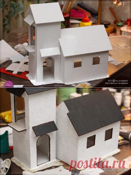 МАСТЕР КЛАСС ПО ИЗГОТОВЛЕНИЮ ДОМИКА-ТЕРЕМКА ДЛЯ МЫШКИ-НОРУШКИ МАНЮНИ - Мебель для кукол