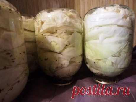 Рецепт маринованной капусты на зиму