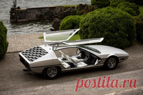 Необычный концепт-кар Lamborghini Marzal с футуристичным дизайном 1967 года . Тут забавно !!!
