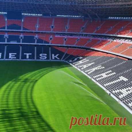 Photo by РСК Олимпийский on June 24, 2021. May be an image of stadium.