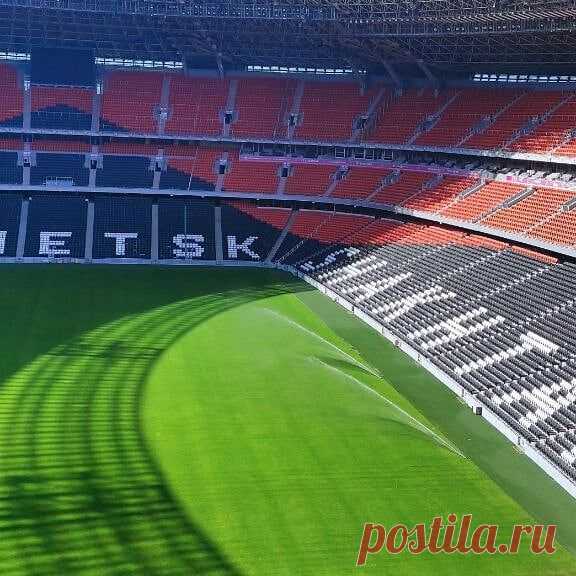 Photo by РСК Олимпийский on June 24, 2021. May be an image of stadium.
