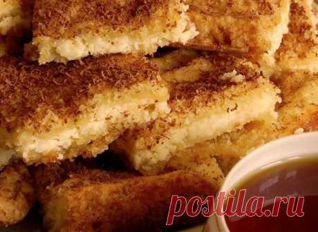 Творожный пирог с песочной крошкой / Хорошая Мама!