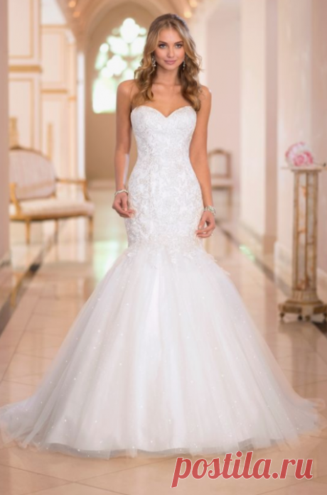 Свадебное платье русалочка (рыбка) - фото