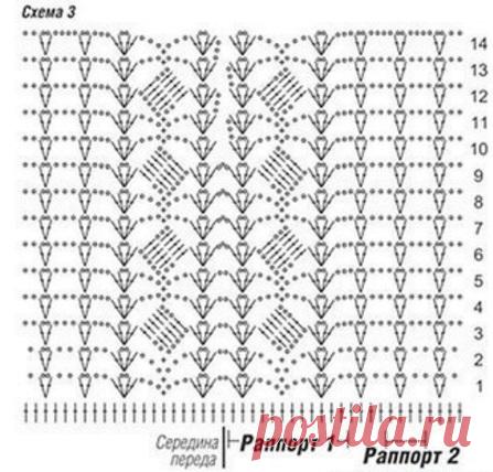 Красивый купальник крючком