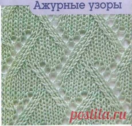 Ажурные нежные узоры спицами. Сохраните в копилочку... 
Веточки




 Фантазия




 Веточки 2




