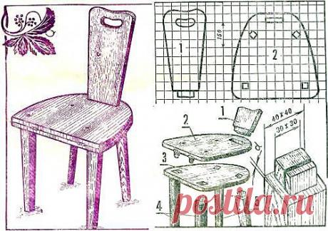 И стол и стул - Работы с деревом - Сборник - Умеха - Самоделки и Советы