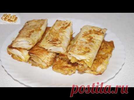 Конверты из лаваша с яблоками Простая и Вкусная Выпечка) Простая и вкусная выпечка из лаваша со сладкой начинкой не оставит вас равнодушным,и вам точно захочется ее приготовитьРЕЦЕПТЛаваш 1 штЯблоки 4 штМасло слив ...