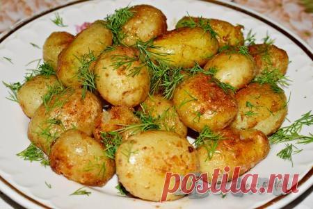 Как приготовить мелкую молодую картошку в кожуре - пошаговый фоторецепт