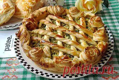 Пирог с капустой, яйцами и шпинатом - рецепт с фотографиями