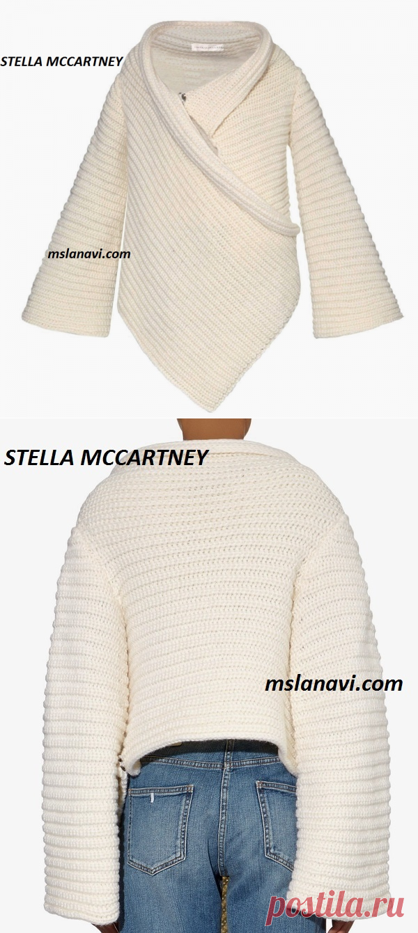 Модель кардигана спицами | Вяжем с Лана Ви